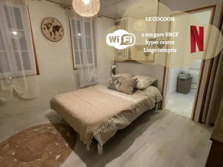 Le Cocoon - 2mn Gare Sncf, Hyper Centre, Wifi-netflix Apartment